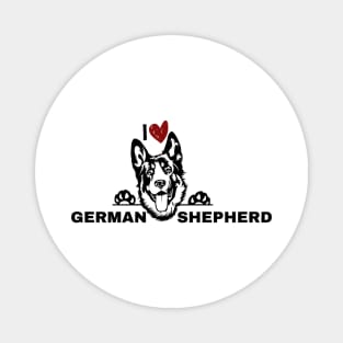 I love my German Shepherd Magnet